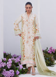 Farah Talib Aziz Sage Trellis Shirt and Dupatta Online Shopping