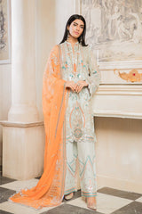 Maryum N Maria Formal Dress - Motiya My-06 Mashaal Linen 2021