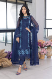 Azure FriskyWaves  Eid Ensembles Hania Amir Embroidered3pcs Festive Collection Online Shopping