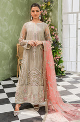 Maryum N Maria Desert Sage (FFD-0115) Murat By Freesia Premium Chiffon Collection Online Shopping