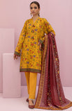 Orient OTL 22-119 Yellow Meher Printed Lawn 2022 Online Shopping