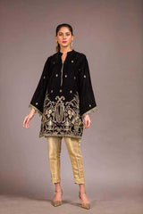 Adan Libas Intense Resham Velvet Kurti 2021