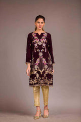 Adan Libas Toledo Resham Velvet Kurti 2021