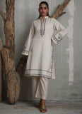 Image Ivory Embroidered Kurta Online Shopping