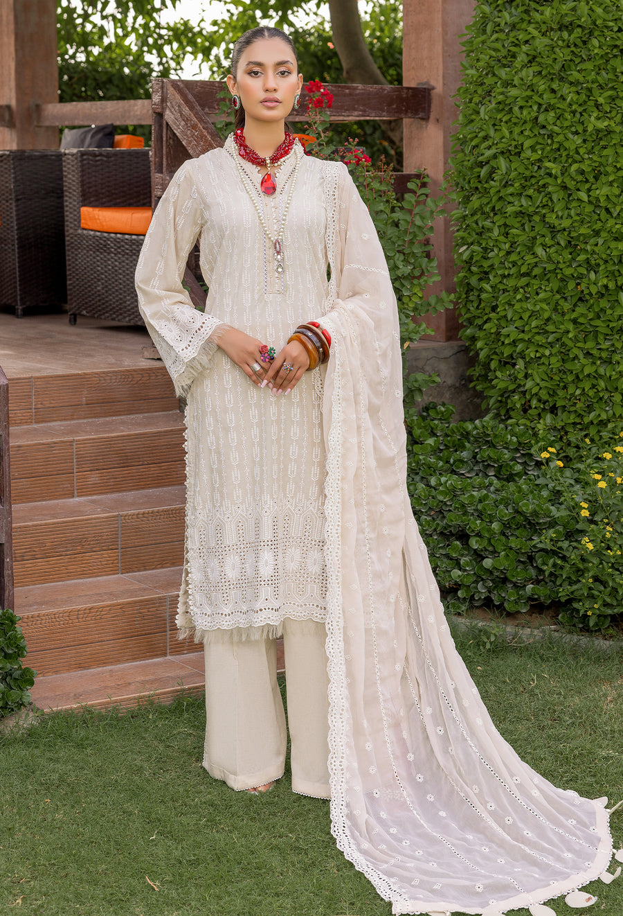 Adan Libas Design # 5259 Ilana Lawn Collection Online Shopping