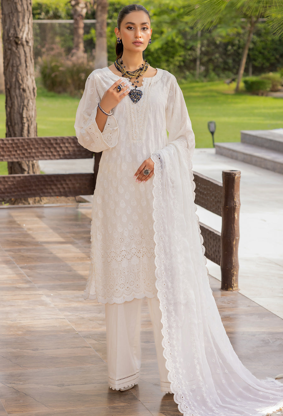 Adan Libas Design # 5263 Ilana Lawn Collection Online Shopping