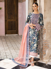 Zainab Chottani Jade-charm 1B Tahra Lawn Collection Online Shopping