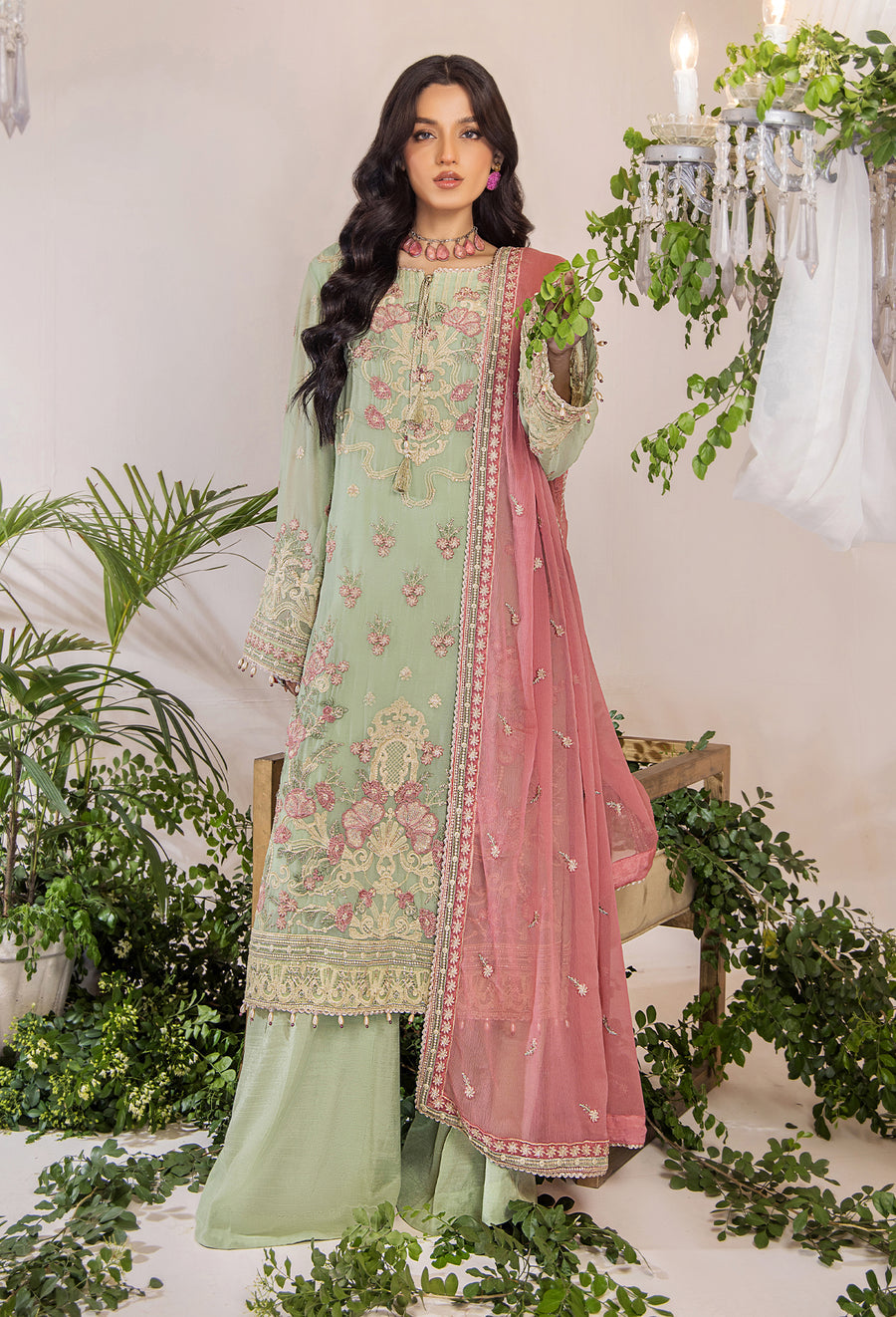 Adan Libas Design # 5331 Lueur Chiffon Collection Online Shopping