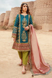 Maria B MC-705-Blue Couture Wedding Collection Online Shopping