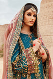 Maria B MC-705-Blue Couture Wedding Collection Online Shopping