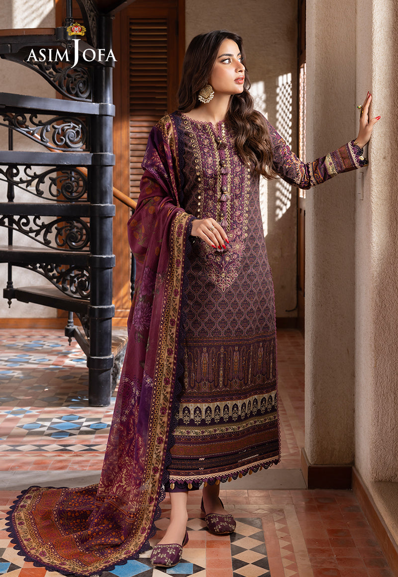 Asim Jofa AJRW 16 Rania Pre Winter Collection Online Shopping Original Brand