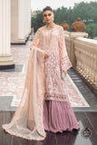Maria B MPC-23-103-Lilac Chiffon Collection Online Shopping
