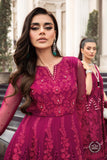 Maria B MPC-23-107-Magenta Pink Chiffon Collection Online Shopping