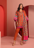 Alkaram MS-06-23-Orange Mid Summer Collection Online Shopping