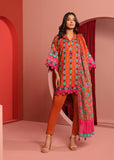 Alkaram MS-06-23-Orange-2 Mid Summer Collection Online Shopping