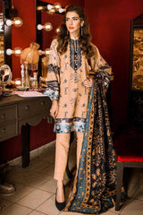 Cross Stitch Sunset Boulevard Khaddar Linen Collection Medallion Trinket 2019