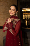 Azure Mookaite  Eid Collection Hania Amir Luxe Hand Embellished 3pcs Festive Collection Online Shopping
