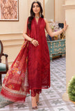 Noor By Saadia Asad D4 Scarlet Laserkari Eid Lawn 2022 Online Shopping