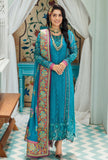 Saadia Asad Malachite D5 Aegean Noor Chiffon Laserkari 2022 Online Shopping