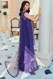 Saadia Asad Purple D4 Sonreir Noor Chiffon Laserkari 2022 Online Shopping