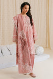 Cross Stitch Ash Rose - 3pc Khaddar Printed  Khaddar & Linen Collection Online Shopping