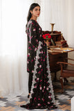 Cross Stitch Kaylen Black - 3pc Linen Printed  Khaddar & Linen Collection Online Shopping