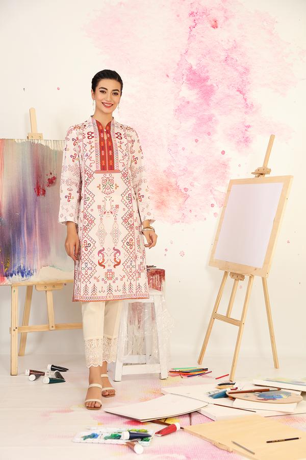 Ps21 63  Classic Printed Shirt Nishat Linen Ready To Wear Summer Vol 2 2021