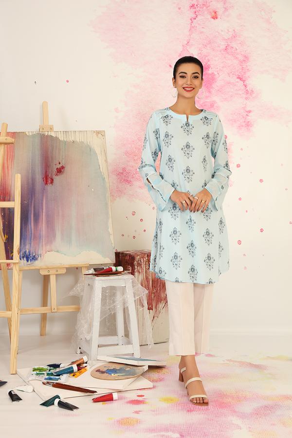 Ps21 84 Classic Printed Shirt Nishat Linen Ready To Wear Summer Vol 2 2021