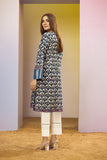 Nishat Linen Ps22-85 Blue Mid Summer Pret 2022 Online Shopping