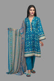 Fairytale Blue - 3 Pc Bonanza Satrangi Summer Volume 2 2021