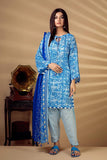 Bonanza Satrangi Blue Khaddar Suit (RWO223P01B) Winter Collection 2022 Online Shopping