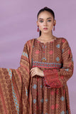 Bonanza Satrangi Brown Khaddar Suit (RWO223P23) Winter Collection 2022 Online Shopping