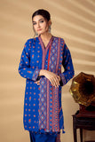 Bonanza Satrangi Blue Khaddar Suit (RWO223P28) Winter Collection 2022 Online Shopping