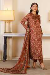 Zarif ZSP 06 Bronze Print Lawn Collection Online Shopping