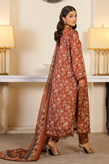 Zarif ZSP 06 Bronze Print Lawn Collection Online Shopping