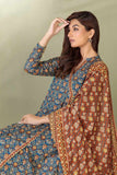 Bonanza Satrangi Blue Khaddar Suit (SWO223P01A) Winter Collection 2022 Online Shopping