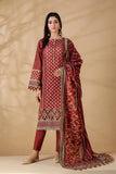 Bonanza Satrangi Red Khaddar Suit (SWO223P10B) Winter Collection 2022 Online Shopping
