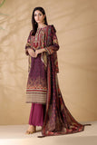 Bonanza Satrangi D Mar00n Khaddar Suit (SWO223P45B) Winter Collection 2022 Online Shopping