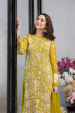 Azure Sunflower  Eid Ensembles Hania Amir Embroidered3pcs Festive Collection Online Shopping