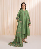 Sapphire U2DE-DY23V10-8 - 3 Piece - Embroidered Khaddar Suit Festive 2 Collection Online Shopping