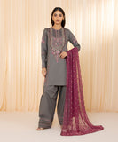 Sapphire U2TE-LX23V10-4 - 3 Piece - Embroidered Cotton Satin Suit Festive 2 Collection Online Shopping