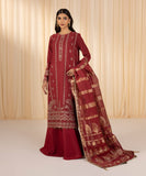 Sapphire U3FE-LX23V6-16 - 3 Piece - Embroidered Raw Silk Suit Festive 2 Collection Online Shopping