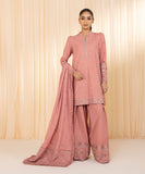 Sapphire U3PE-LX23V10-6 - 3 Piece - Embroidered Dobby Suit Festive 2 Collection Online Shopping