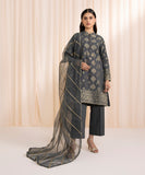 Sapphire U3PE-ST23V10-2 - 3 Piece - Embroidered Jacquard Suit Festive 2 Collection Online Shopping