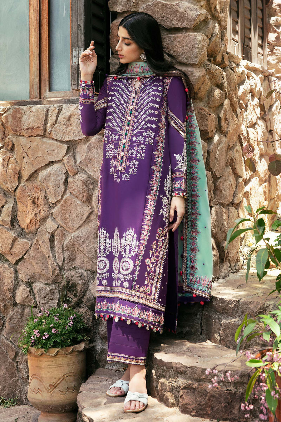 Zaha By Khadija Shah Ariana (ZF22-06) Festive Lawn Collection 2022 Online Shopping