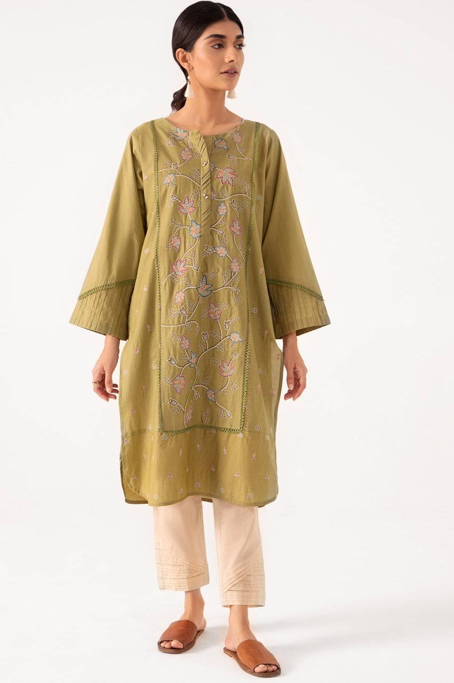 Zeen Woman  WA12121 Green Eid Ul Adha Prets 2022 Online Shopping