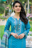 Zeen Woman WFM22165 Cerulean Noura Lawn 2022 Online Shopping
