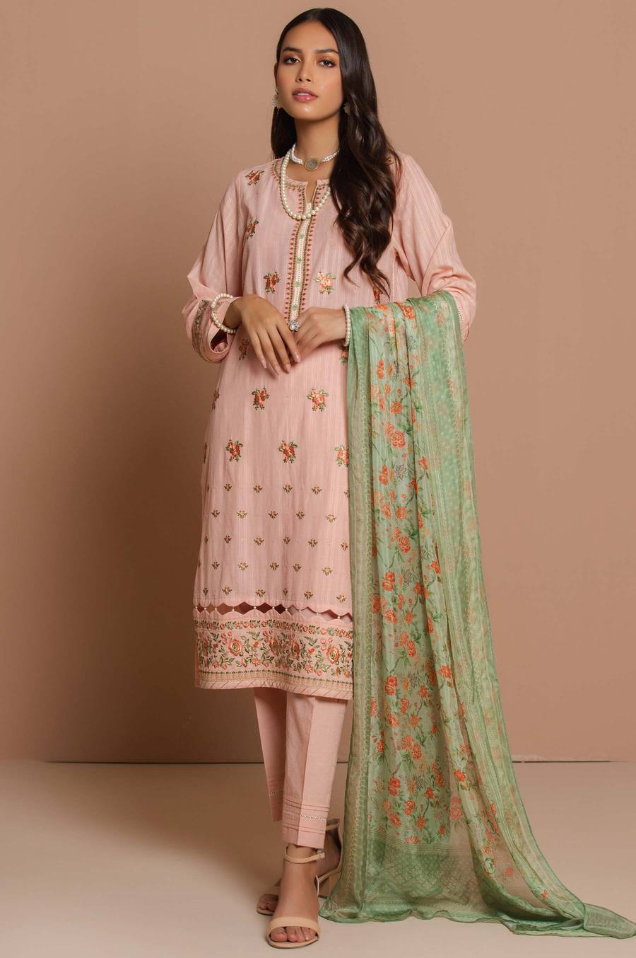 Zeen Wfm31539 Baby Pink Soraya Lawn 2021