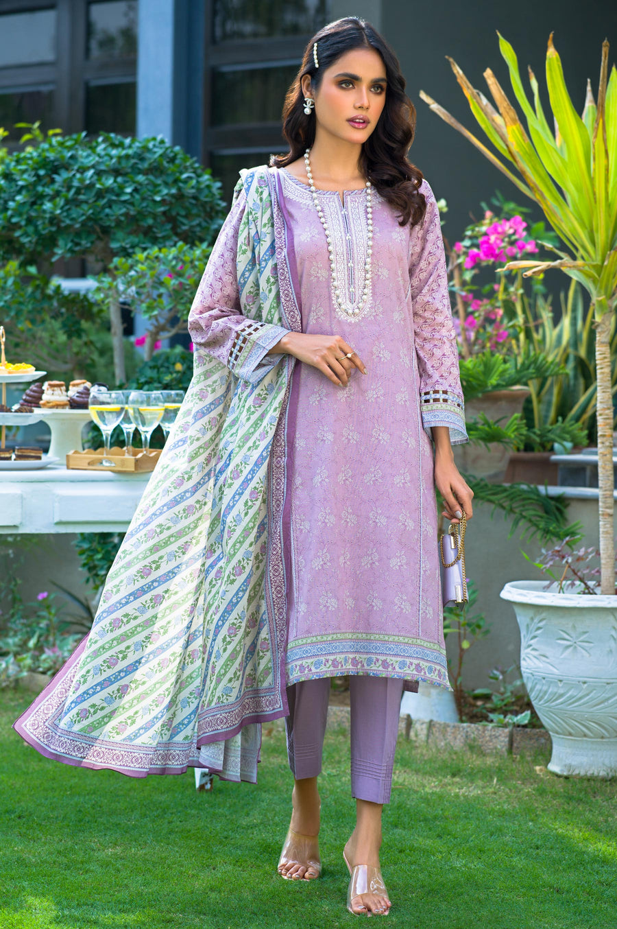 Zeen Woman WFM32204 Heather Noura Lawn 2022 Online Shopping