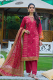 Zeen Woman WFM32206 Red Noura Lawn 2022 Online Shopping